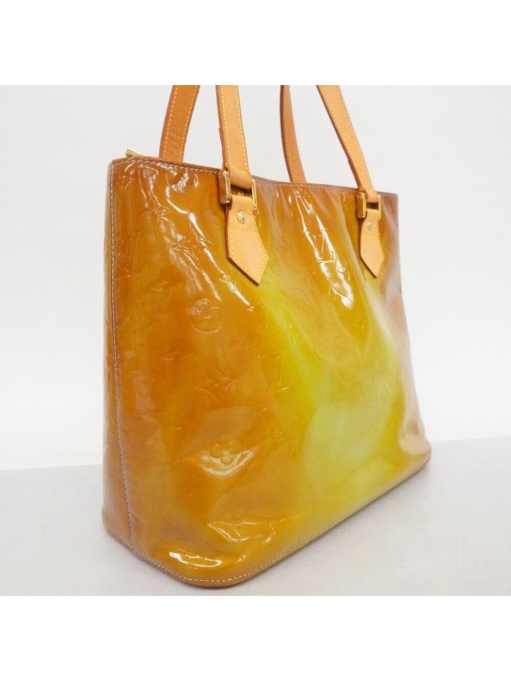 ★SOLD★ Louis Vuitton Tote Vernis Houston Baby Blue - Picture 2 of 10